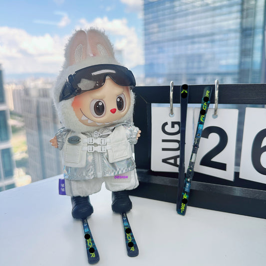 Mini Ski Board Outfit for 15–17cm collectible dolls, product view 2