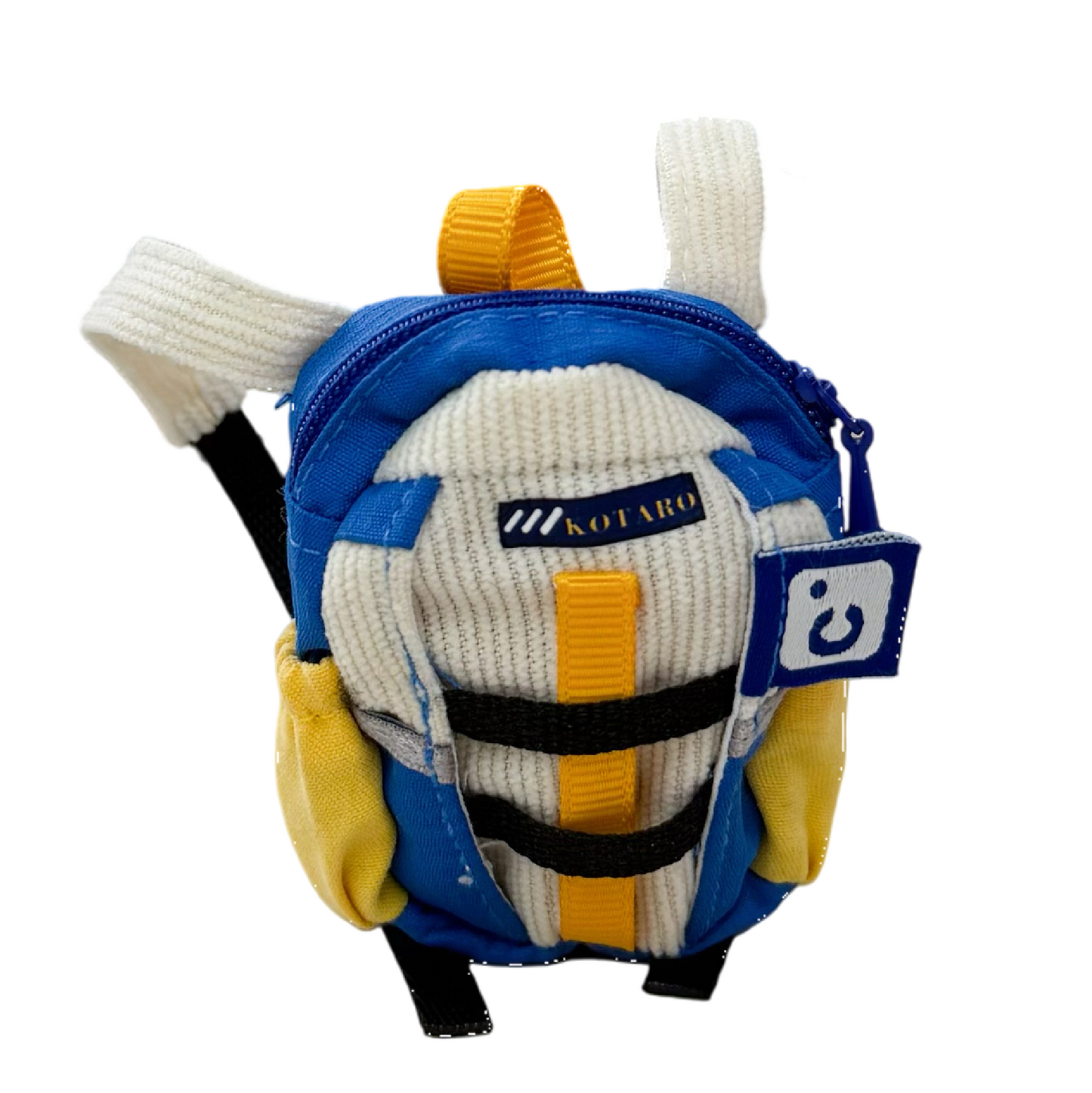 Miniature Doll Backpack for 12-17cm Dolls(Yellow&White)