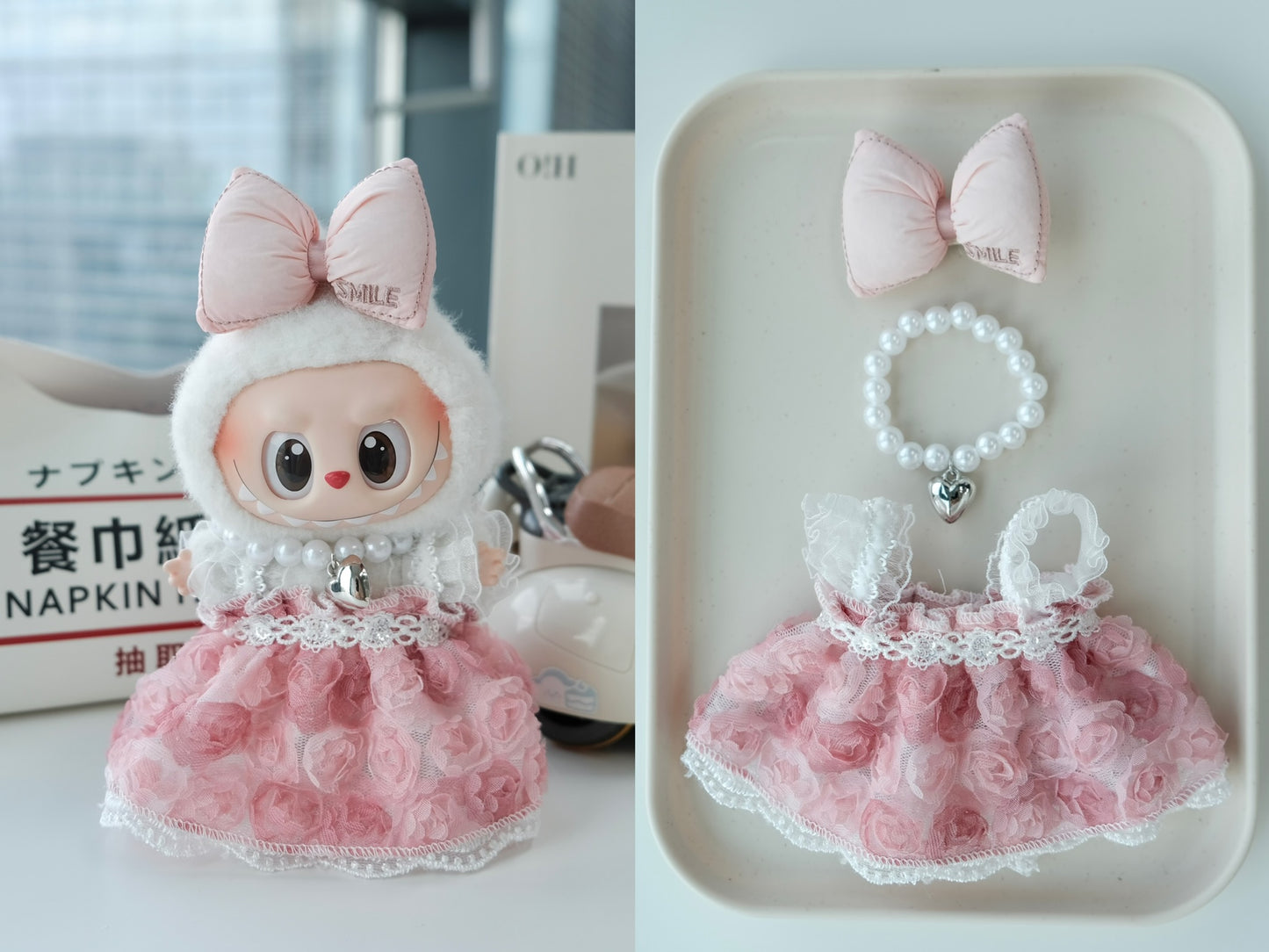 Rose Skirt Luxury Set for 15–17cm collectible dolls, product view 8