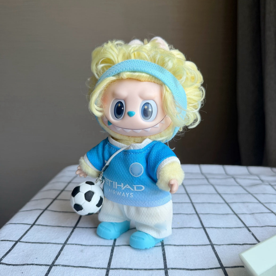 Manchester-Style Mini Soccer Jersey Set for 15–17cm collectible dolls, product view 4