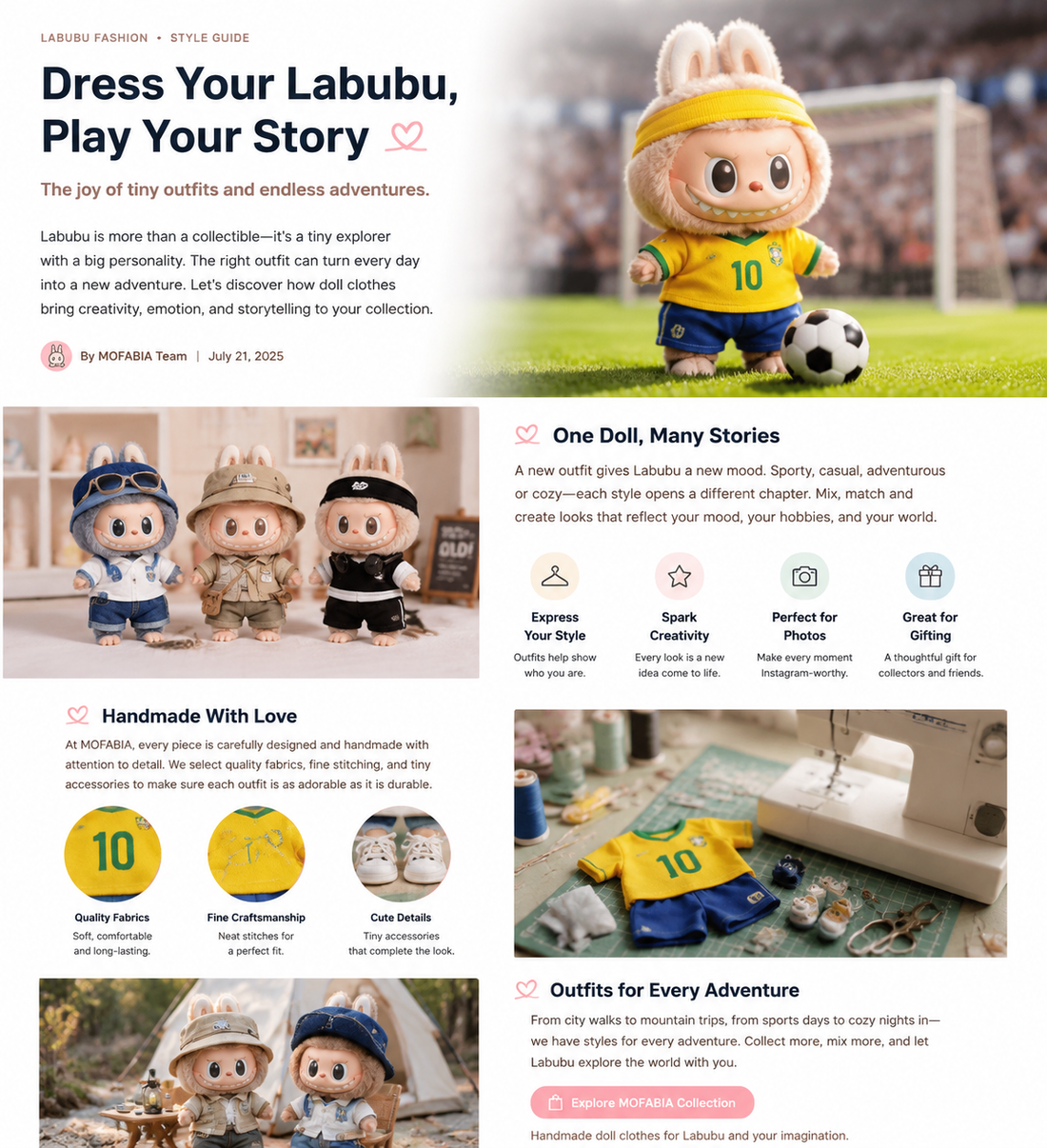 Dress Your Labubu, Play Your Story: The Art of Collectible Doll Fashion