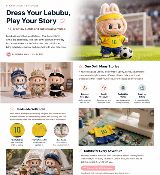 Dress Your Labubu, Play Your Story: The Art of Collectible Doll Fashion