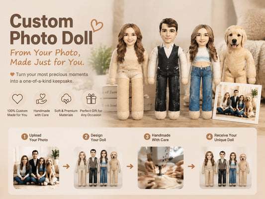 Turn Your Favorite Photo Into a One-of-a-Kind Custom Doll: How Personalized Memory Dolls Are Made