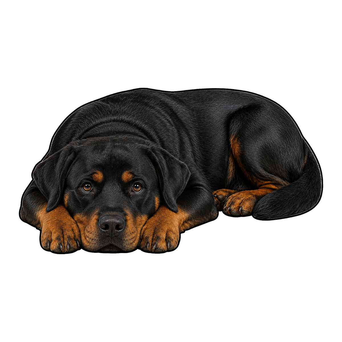 3D Realistic Dog Shaped Bath Mat & Floor Rug - Ultra Soft Absorbent Plush Area Rug, Non-Slip Cute Animal Shaped Door Mat