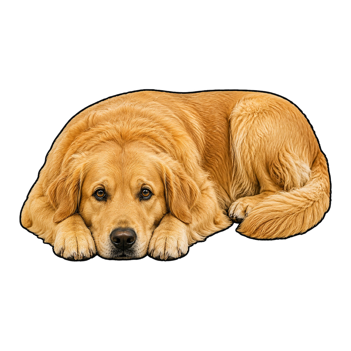 3D Realistic Dog Shaped Bath Mat & Floor Rug - Ultra Soft Absorbent Plush Area Rug, Non-Slip Cute Animal Shaped Door Mat