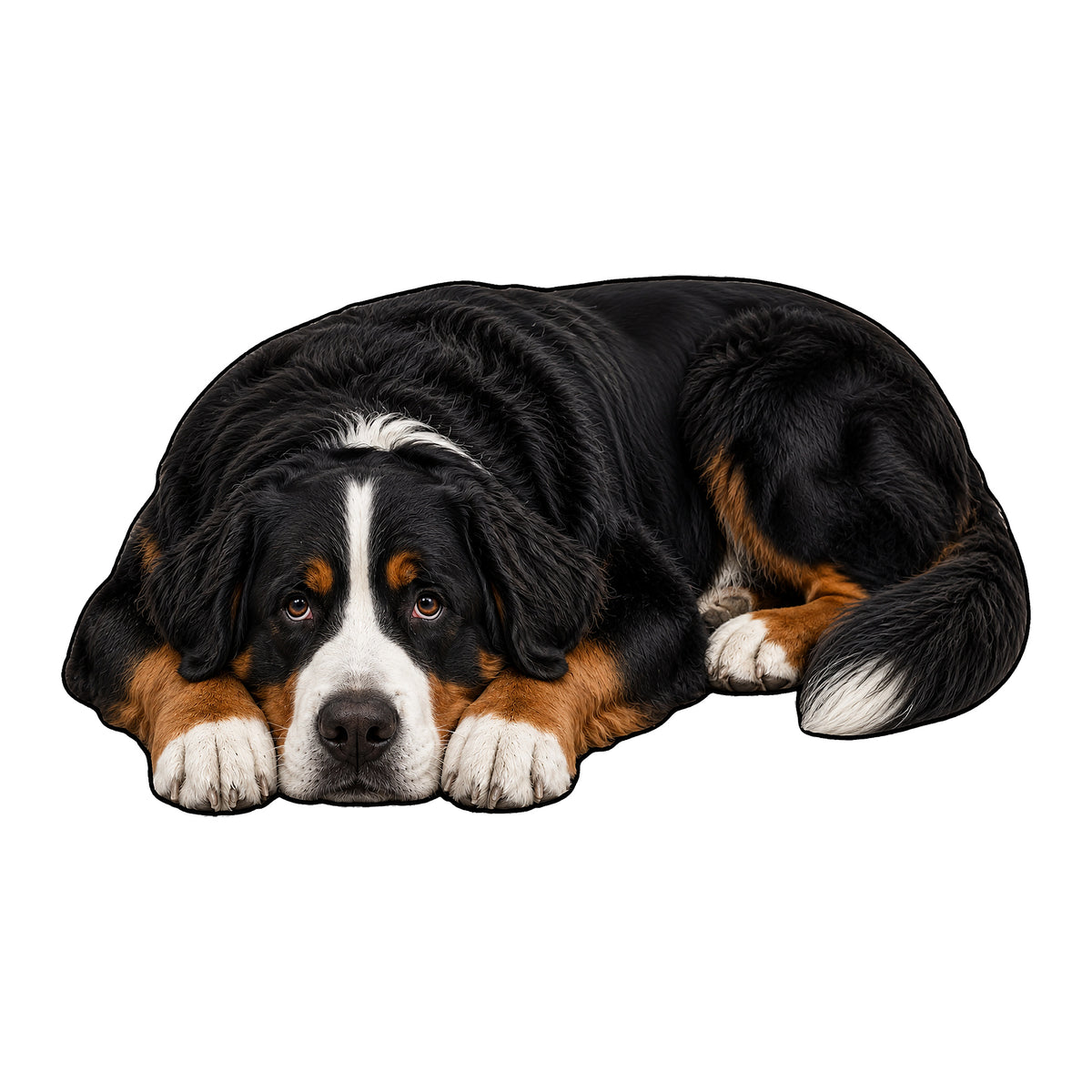 3D Realistic Dog Shaped Bath Mat & Floor Rug - Ultra Soft Absorbent Plush Area Rug, Non-Slip Cute Animal Shaped Door Mat