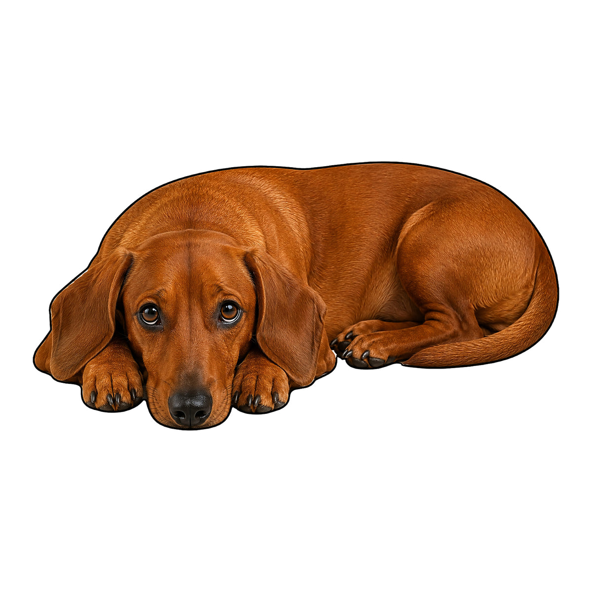 3D Realistic Dog Shaped Bath Mat & Floor Rug - Ultra Soft Absorbent Plush Area Rug, Non-Slip Cute Animal Shaped Door Mat