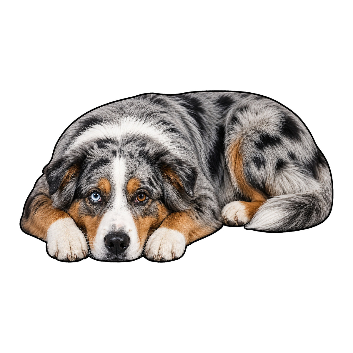 3D Realistic Dog Shaped Bath Mat & Floor Rug - Ultra Soft Absorbent Plush Area Rug, Non-Slip Cute Animal Shaped Door Mat