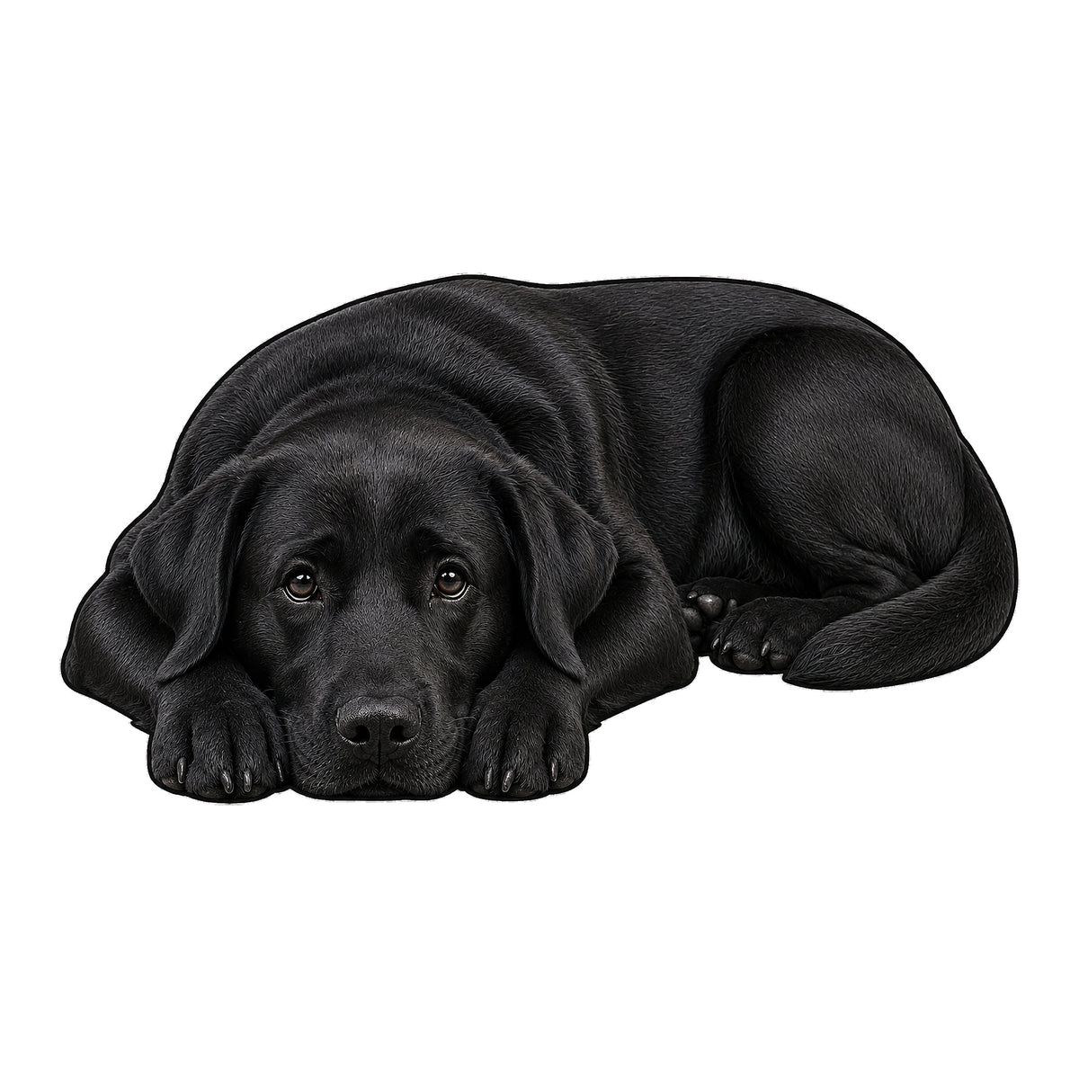 3D Realistic Dog Shaped Bath Mat & Floor Rug - Ultra Soft Absorbent Plush Area Rug, Non-Slip Cute Animal Shaped Door Mat