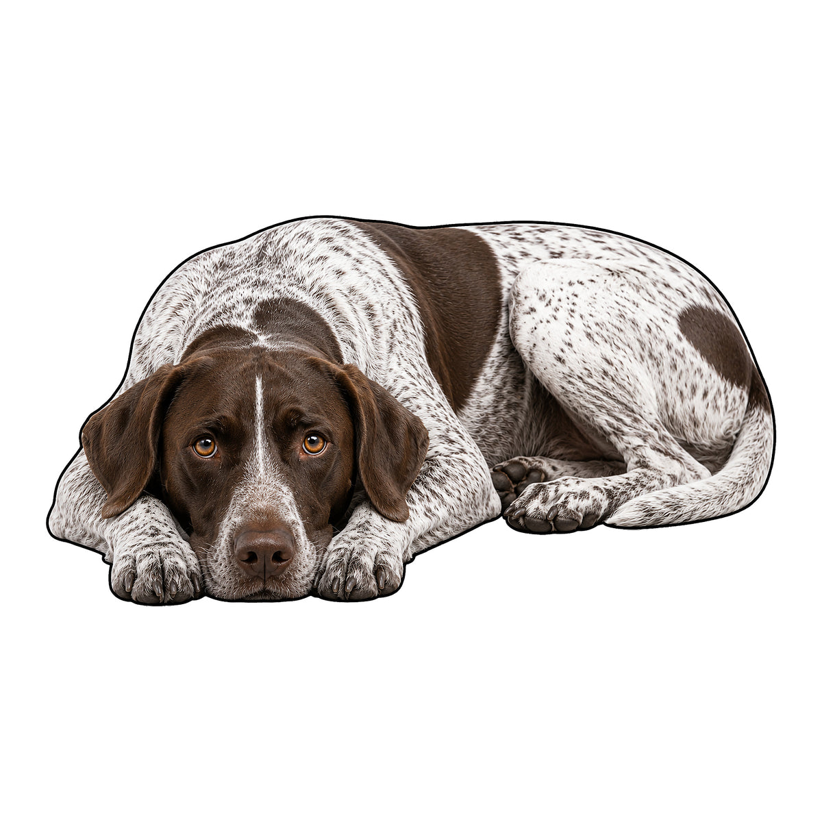 3D Realistic Dog Shaped Bath Mat & Floor Rug - Ultra Soft Absorbent Plush Area Rug, Non-Slip Cute Animal Shaped Door Mat