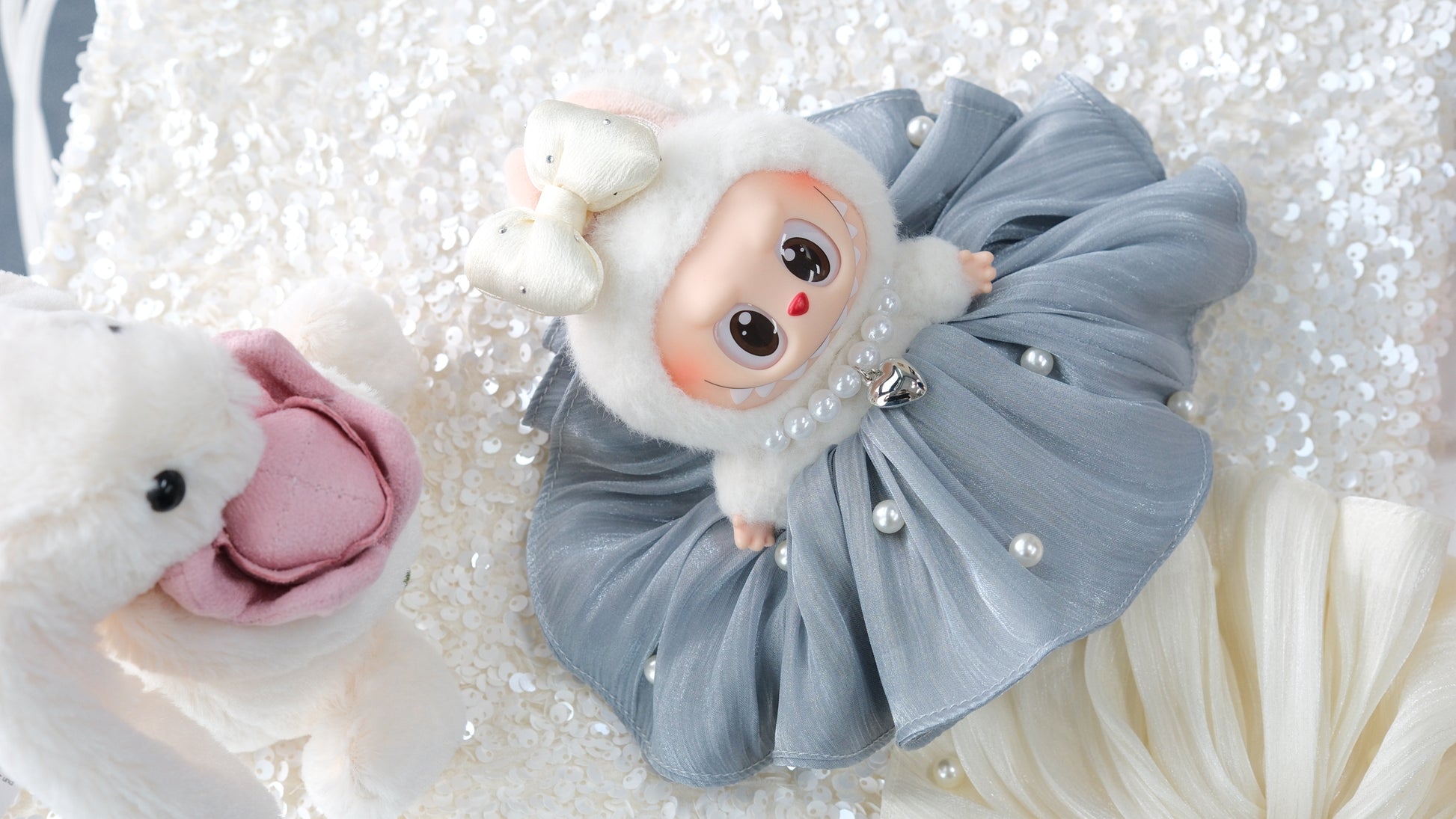 Swan Skirt Luxury Set for 15–17cm collectible dolls, product view 6