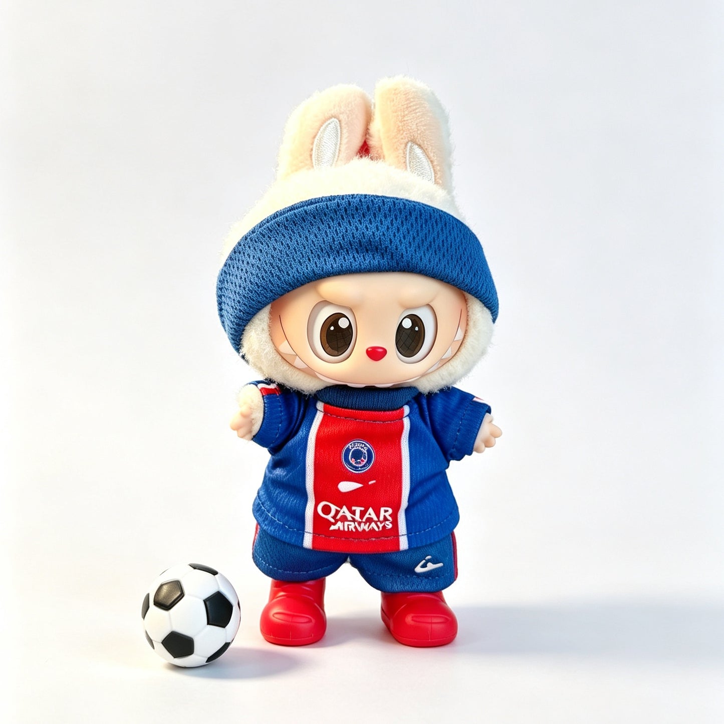 Paris Saint-Germain-Style Mini Soccer Jersey Set for 15–17cm collectible dolls