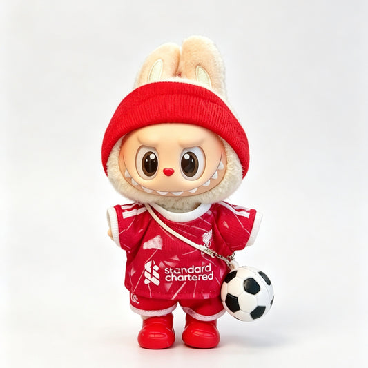 Liverpool-Style Mini Soccer Jersey Set for 15–17cm collectible dolls