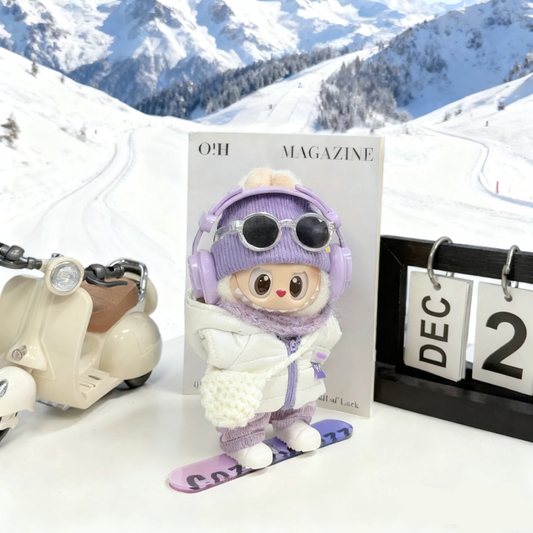 Luxury Snowboarding Outfit for 15–17cm collectible dolls, product view 2