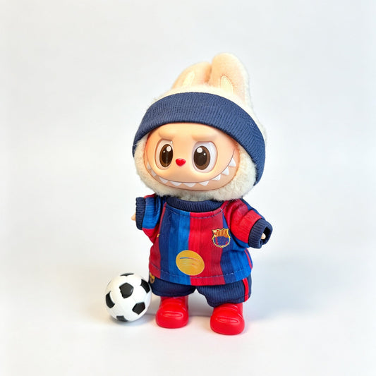 Barcelona-Style Mini Soccer Jersey Set for 15–17cm collectible dolls