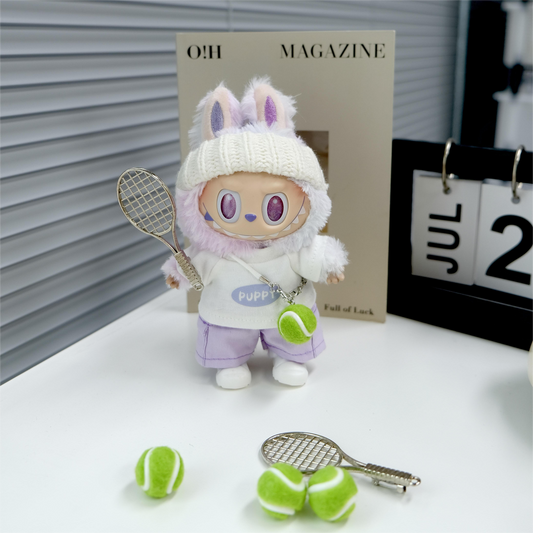 Tennis Sports Outfit for 15–17cm collectible dolls, product view 2