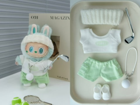 Golf Sports Outfit for 15–17cm collectible dolls, product view 2