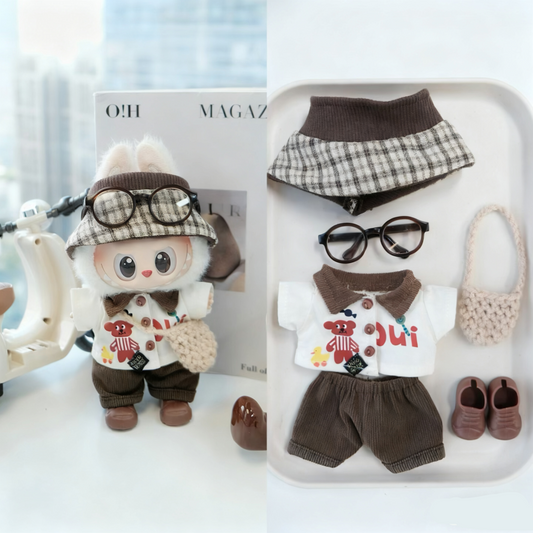 Brown Trendsetter Fashion Set for 15–17cm collectible dolls, product view 2