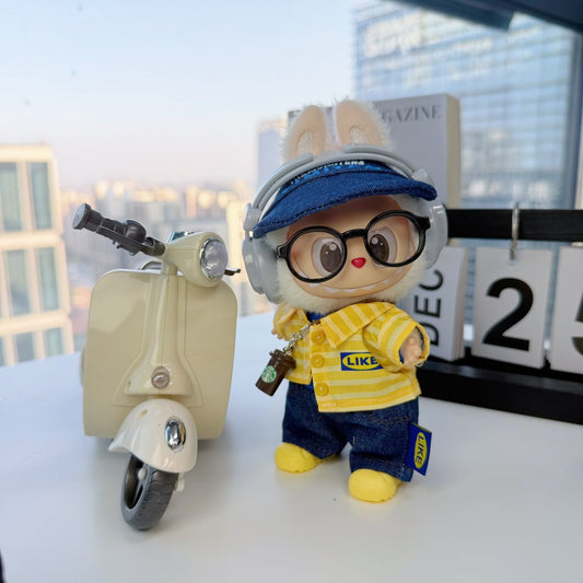 Store Clerk Uniform Outfit for 15–17cm collectible dolls, product view 2
