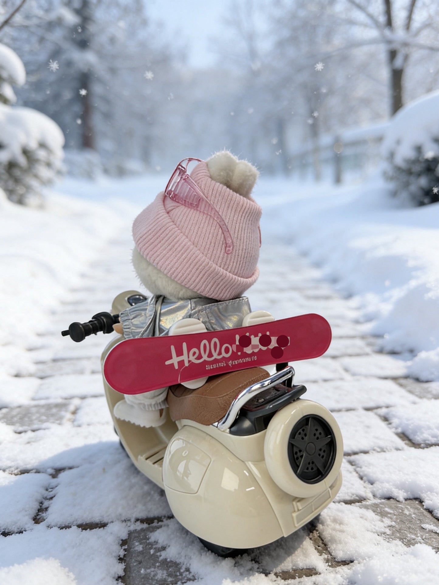 Cute Ski Snowboarding Clothes for 15-17cm Labubu Doll, 5 Pcs Doll's Sports Luxury Outfits Clothes