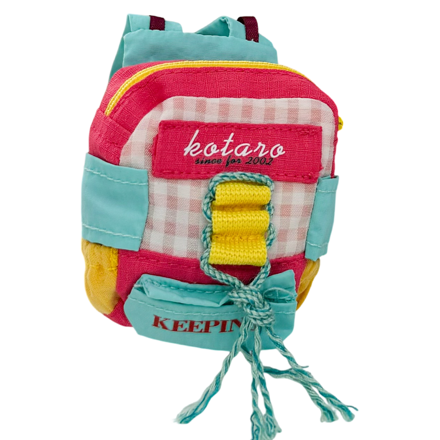 Miniature Doll Backpack for 12-17cm Dolls(Red&Blue)