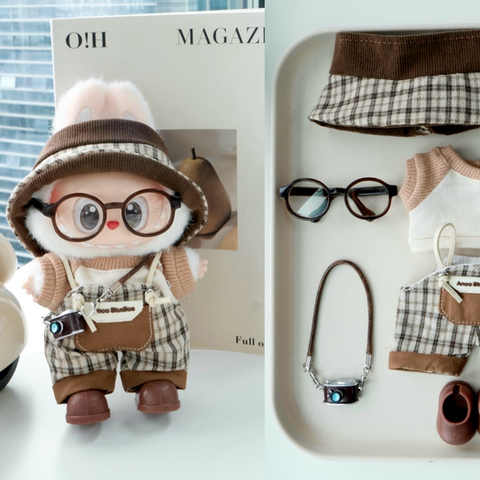 Hiking Painting Clothes for 15–17cm collectible dolls, product view 2