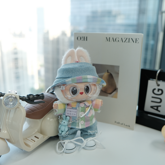 Blue Trendsetter Fashion Style Clothes for 15–17cm collectible dolls, product view 2