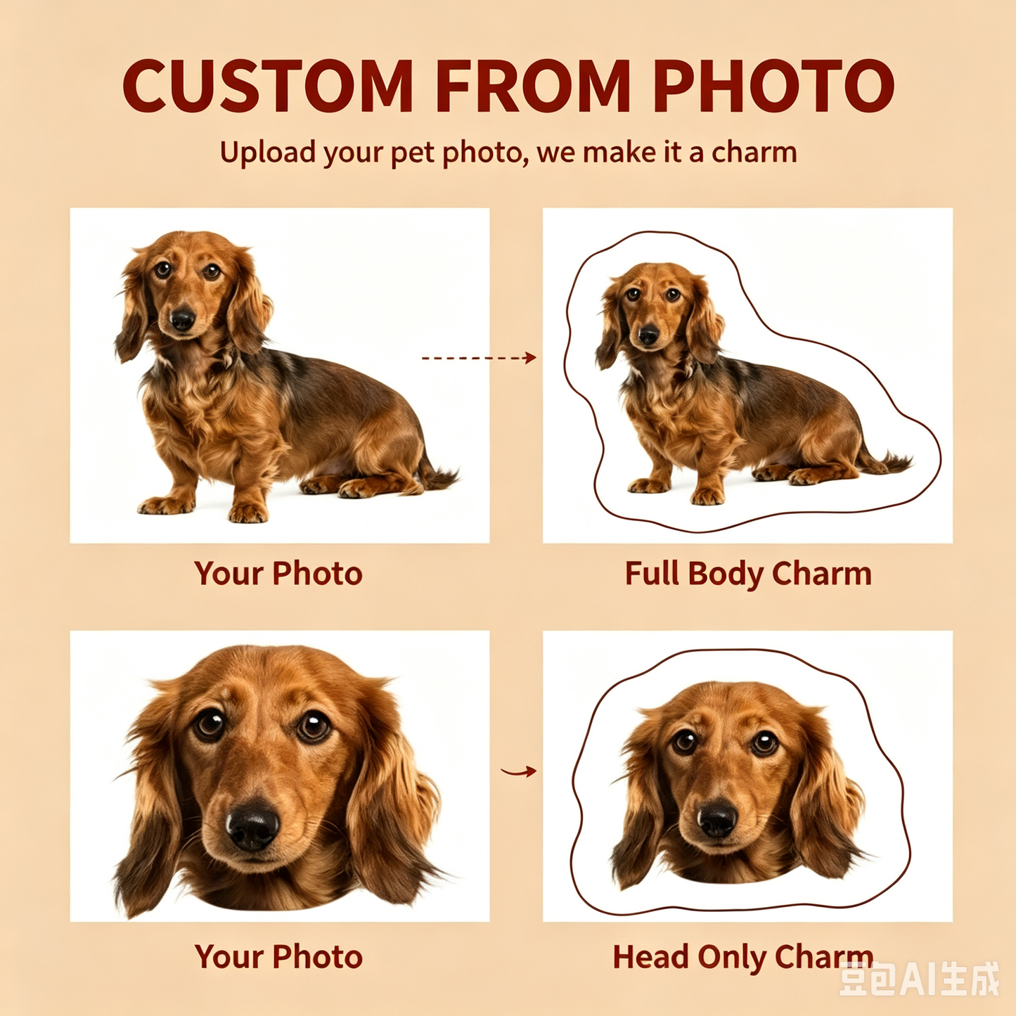 Custom Photo Squeaking Bubble Keychain - Personalized Picture Plush Bag Charm & Funny Car Mirror Hanging Ornament, Unique Stress Relief Squeaky Pendant Gag Gift for Friends, Couples & Pet Lovers