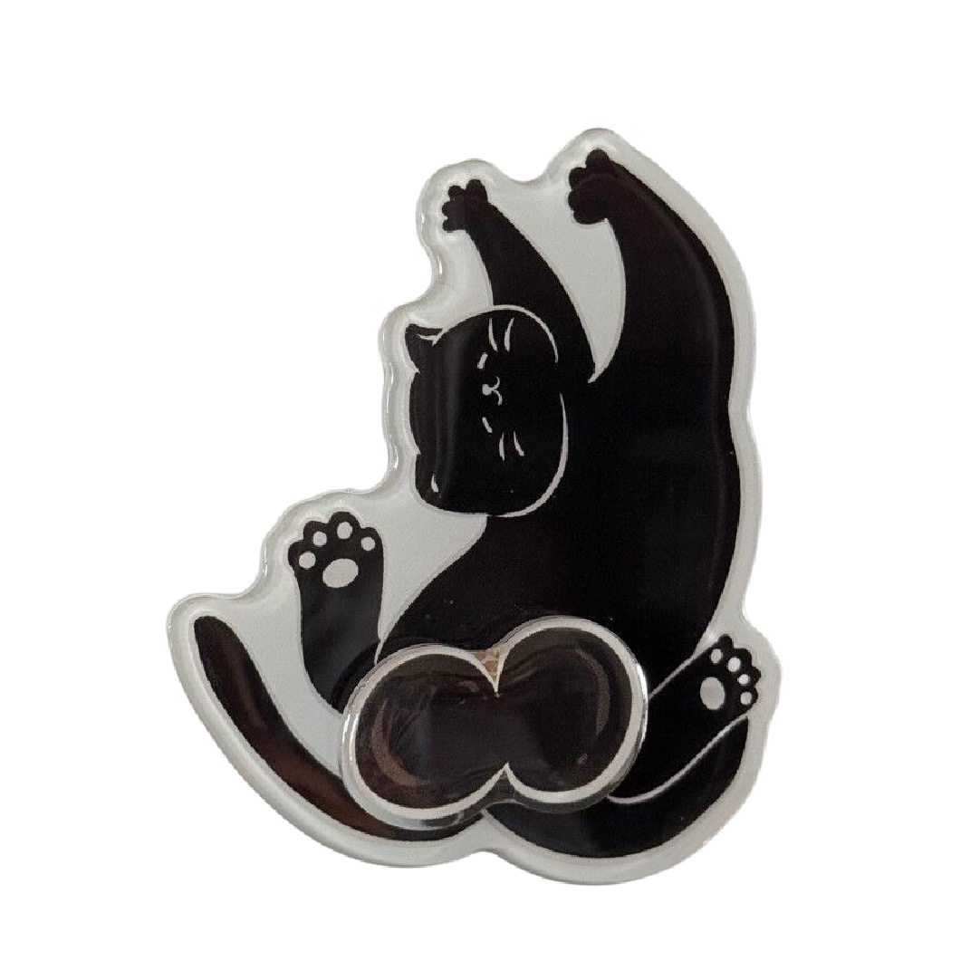 Funny Rotating Cat Balls Refrigerator Magnets, Cute Spinning Cat Butt Acrylic Fridge Magnet Set, Novelty Hilarious Fidget Stress Relief Decor Gag