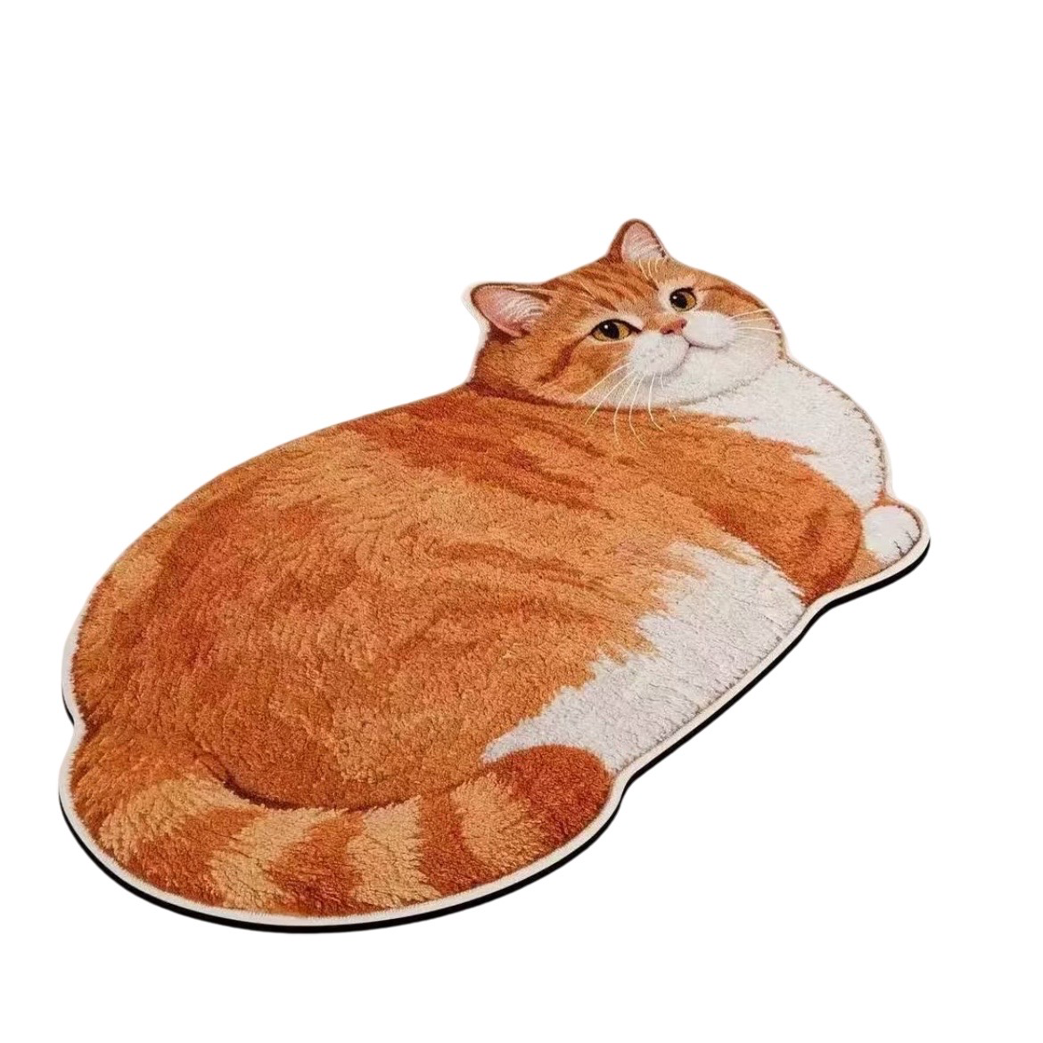 3D Realistic Dog Shaped Bath Mat & Floor Rug - Ultra Soft Absorbent Plush Area Rug, Non-Slip Cute Animal Shaped Door Mat