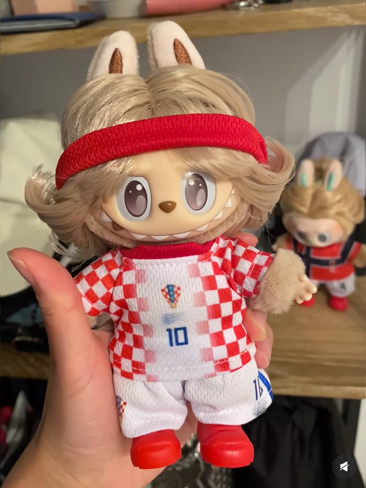 Croatia #10-Style Mini Soccer Jersey Set for 15–17cm collectible dolls, product view 8