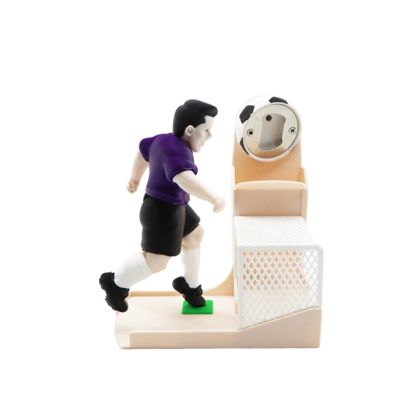 Sports Bottle Opener & Bottle Cap Launcher, Funny Beer Cap Shooting Game with Character Figurine, Novelty Bar Accessory, Unique Gifts for Men, Dad, Husband, Sports & Golf Lovers