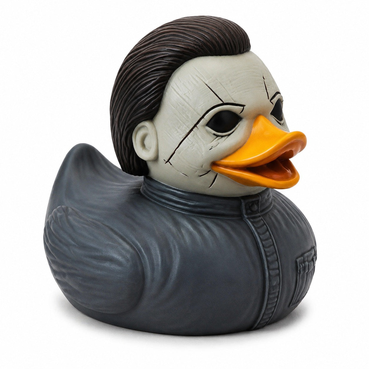 Classic American Horror Movie Inspired Duck Figurines, Resin Monster Duck Statue Collection, 4 Styles, Gothic Halloween Desk Shelf Decor, Creepy Gift for Horror Fans