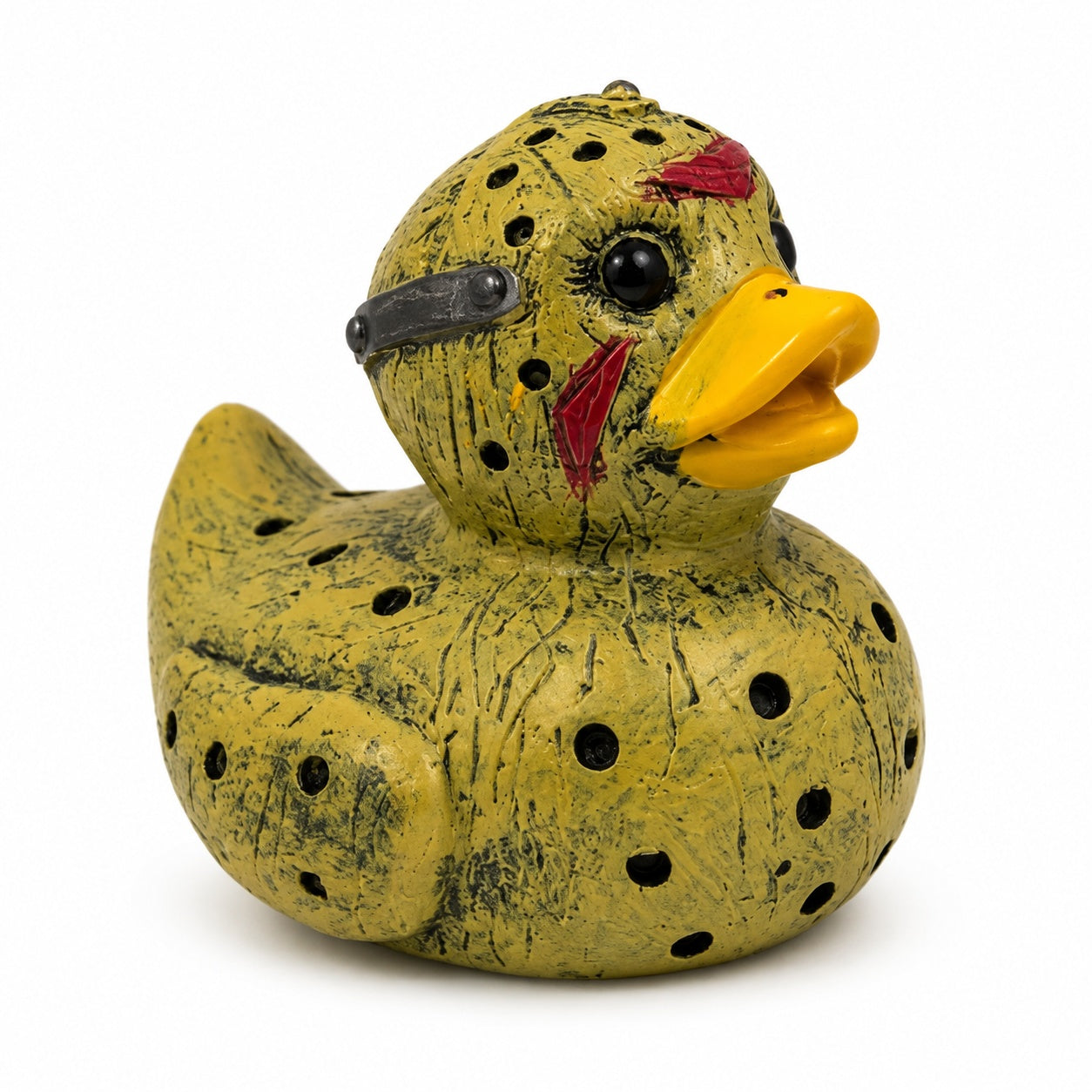 Classic American Horror Movie Inspired Duck Figurines, Resin Monster Duck Statue Collection, 4 Styles, Gothic Halloween Desk Shelf Decor, Creepy Gift for Horror Fans