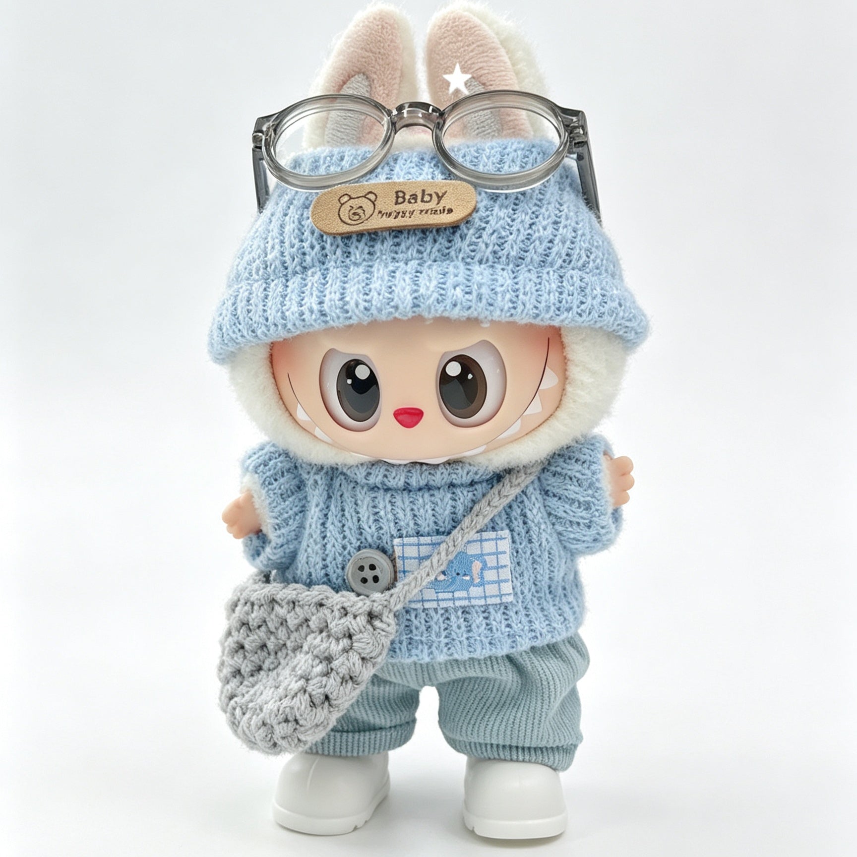 Blue Elephant Street Style Set for 15–17cm collectible dolls