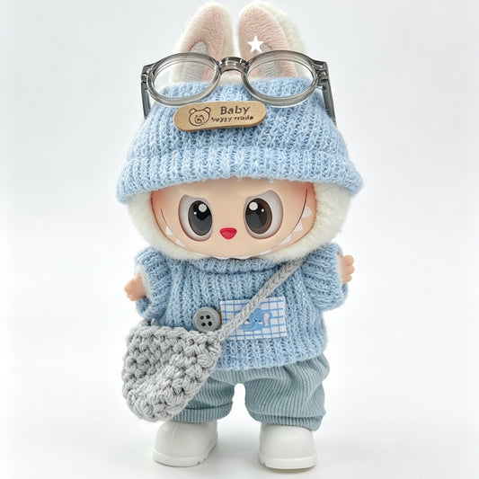 Blue Elephant Street Style Set for 15–17cm collectible dolls
