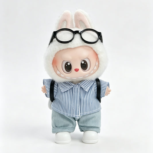 Striped Shirt Street Style Set for 15–17cm collectible dolls