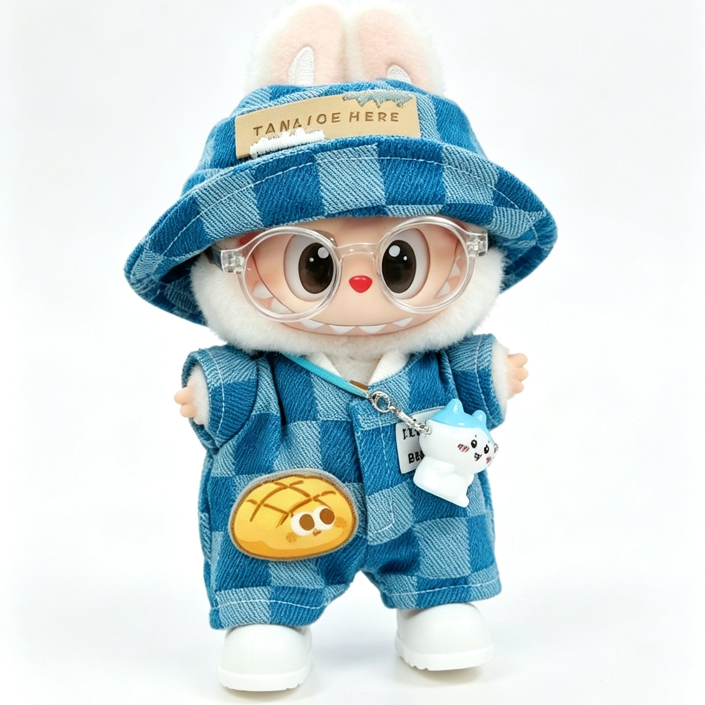 Blue Cowboy Outfit for 15–17cm collectible dolls