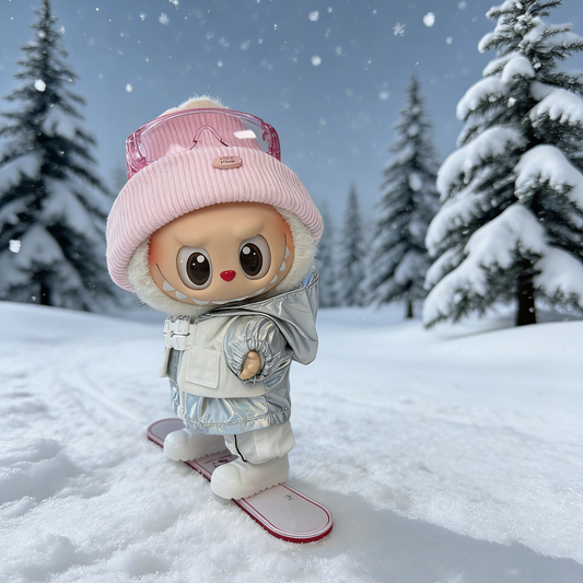 Cute Snowboarding Outfit for 15–17cm collectible dolls, product view 2