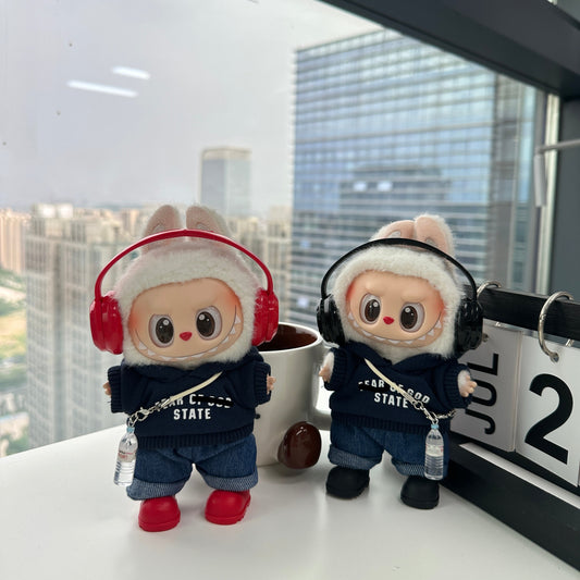 Street Boy Hoodie Set for 15–17cm collectible dolls