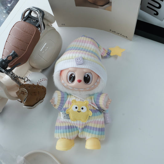 Colorful Pajamas Set for 15–17cm collectible dolls, product view 2