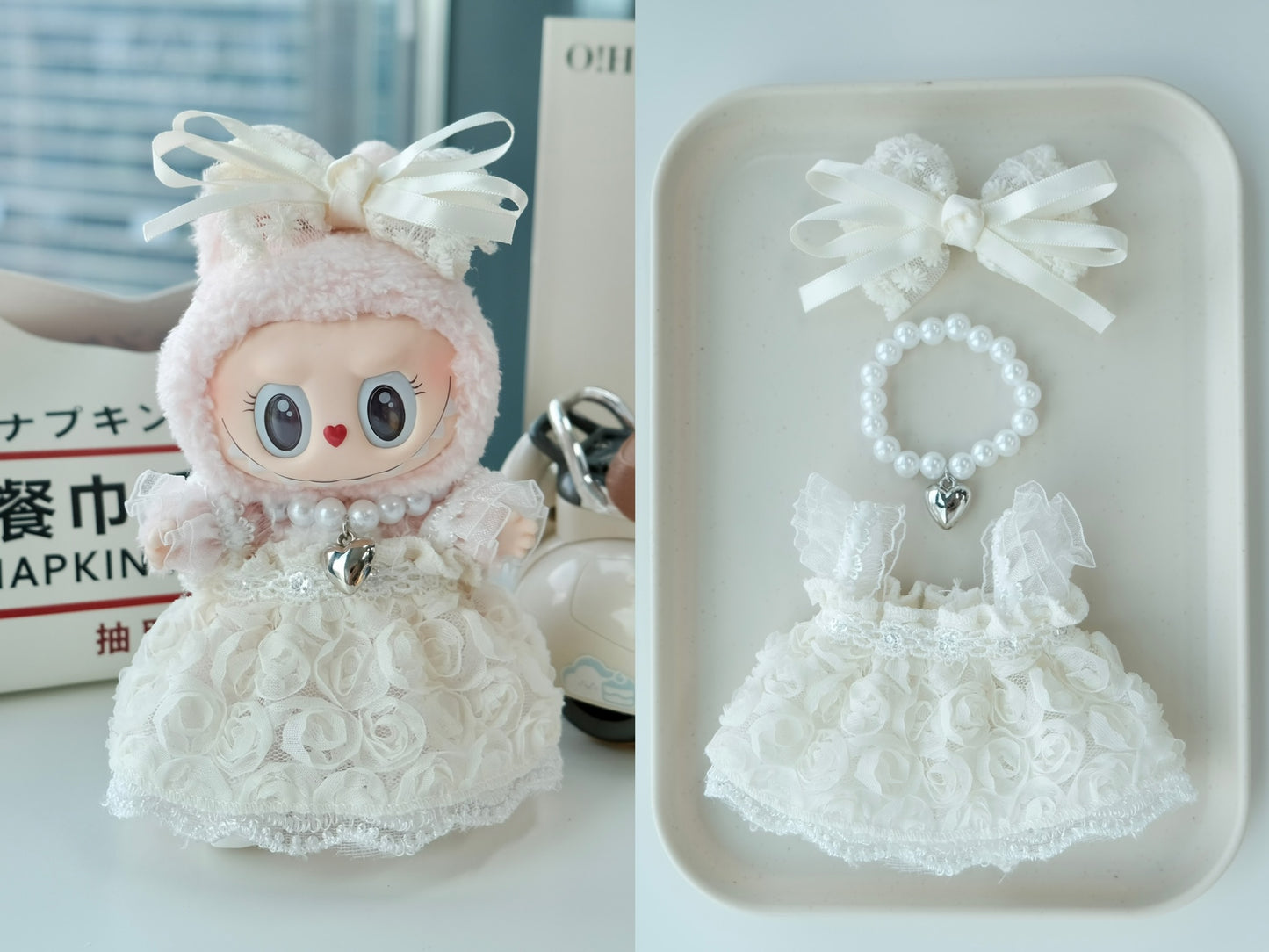 Rose Skirt Luxury Set for 15–17cm collectible dolls, product view 7