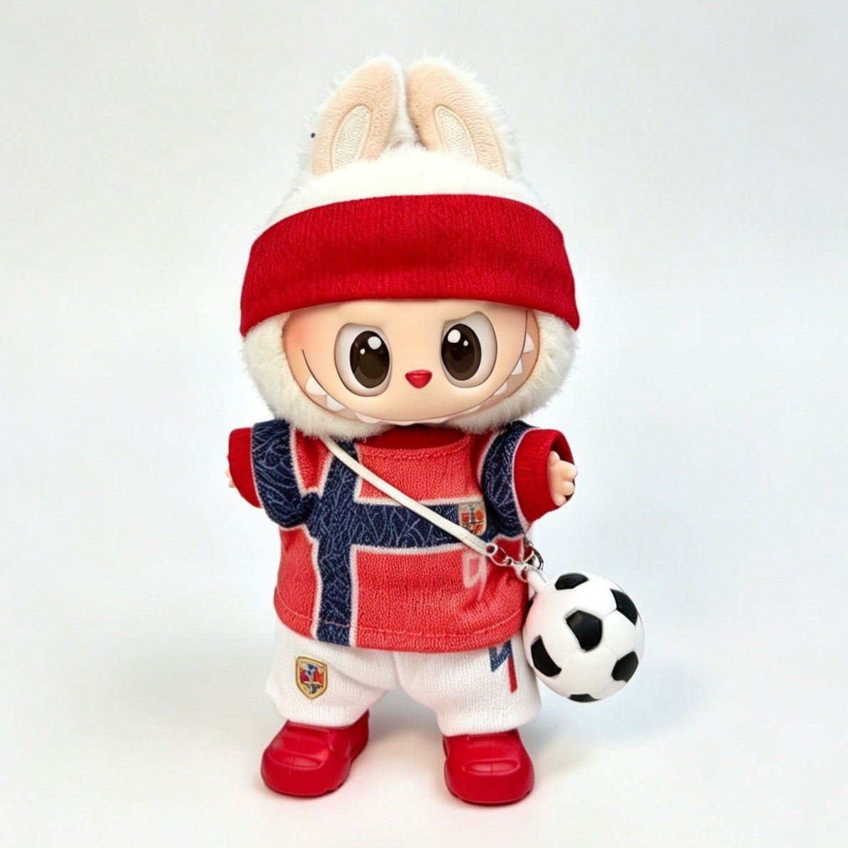 Norway #9-Style Mini Soccer Jersey Set for 15–17cm collectible dolls