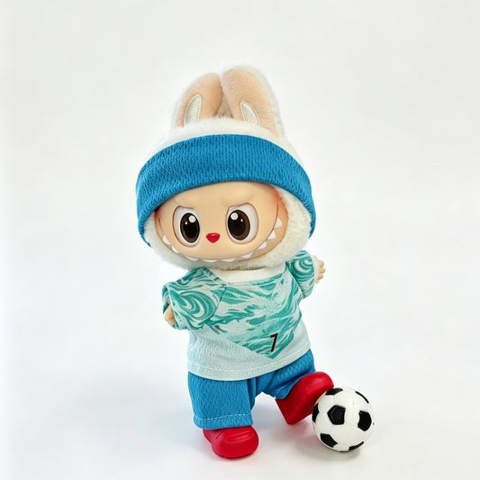 Portugal #7-Style Mini Soccer Jersey Set for 15–17cm collectible dolls, product view 2