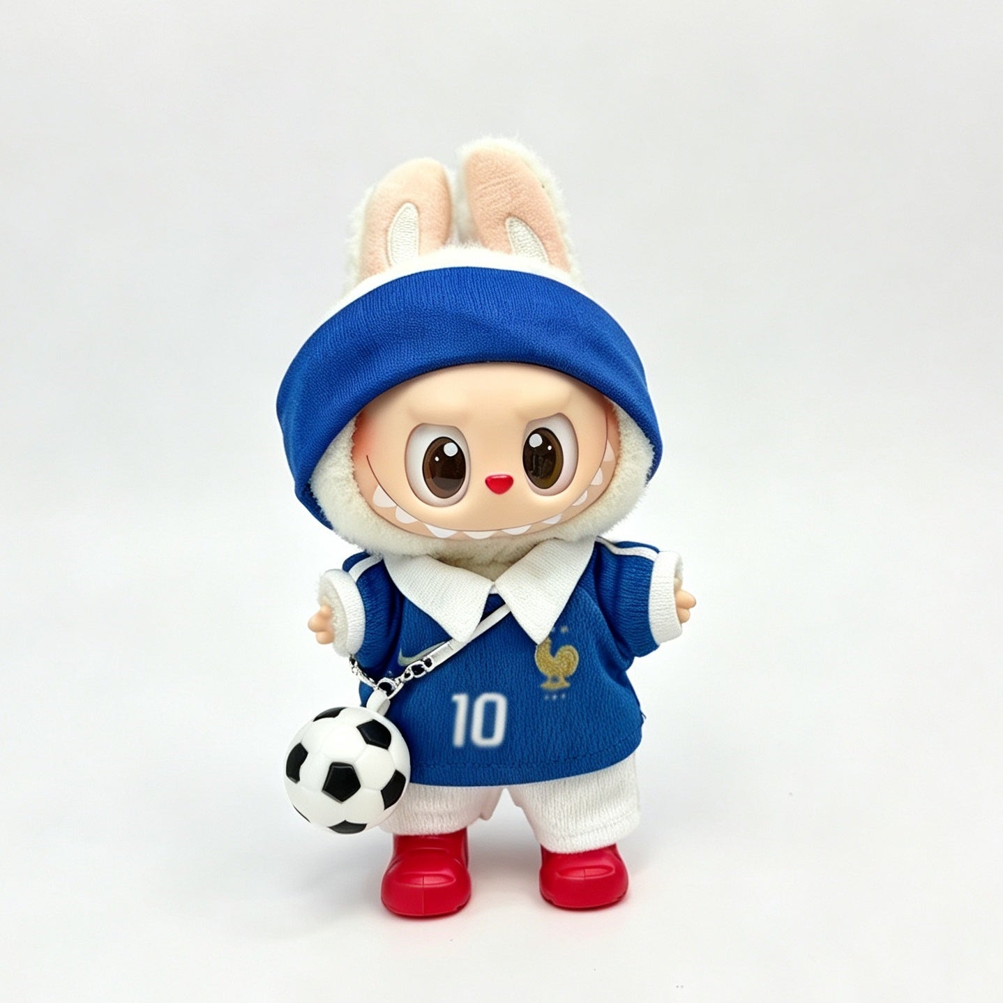 France Home #10-Style Mini Soccer Jersey Set for 15–17cm collectible dolls