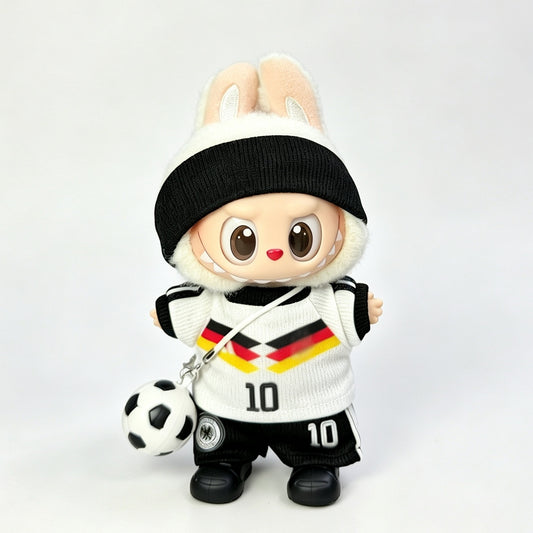 Germany Soccer Jersey Doll Clothes for 15–17cm collectible dolls