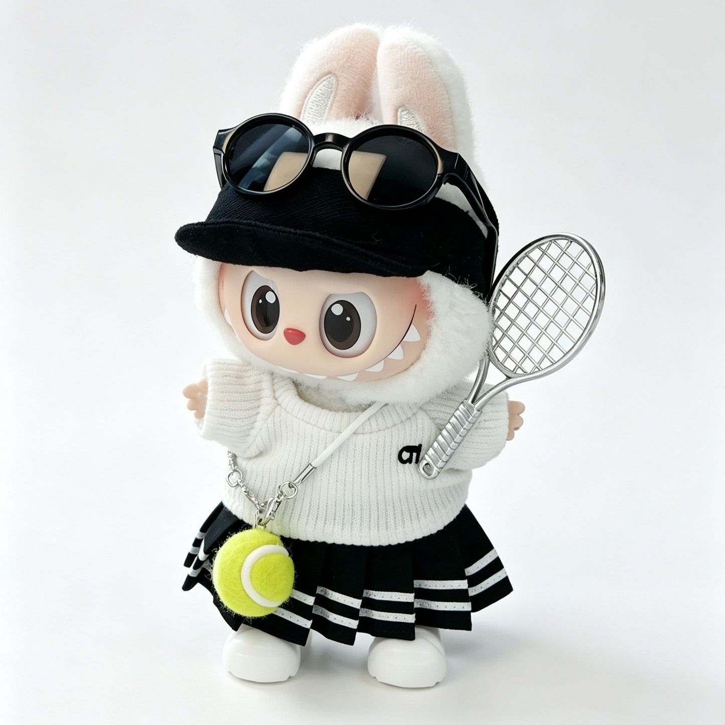 Tennis Skirt Clothes for 15–17cm collectible dolls, product view 3