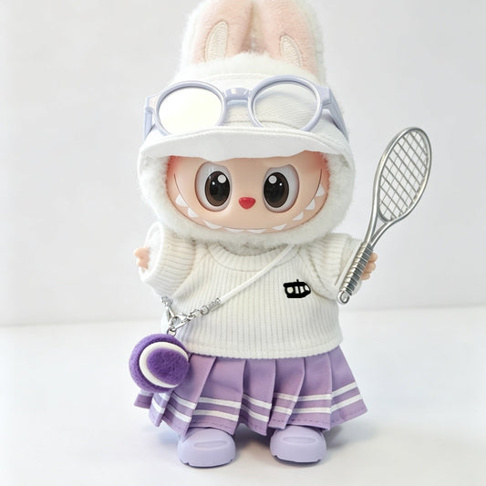 Tennis Skirt Clothes for 15–17cm collectible dolls